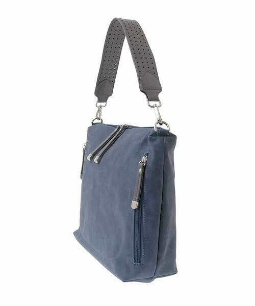 MK MICHEL KLEIN BAG / エムケーミッシェルクランバッグ ショルダーバッグ | [2WAY]パンチングハンドルサイドファスナーバッグ | 詳細3