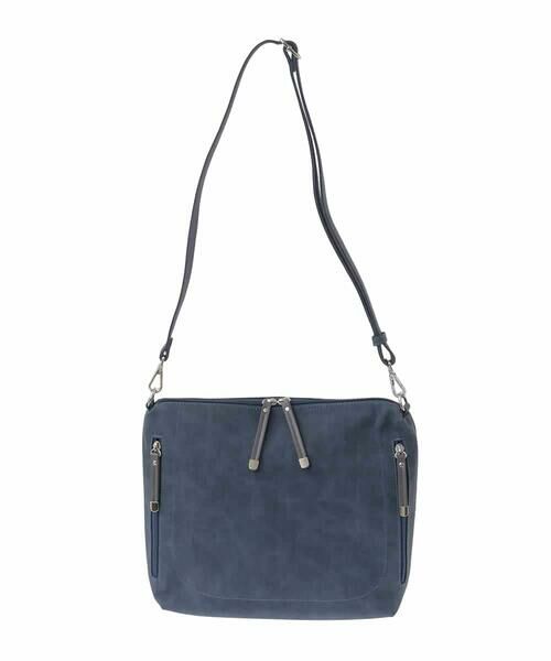 MK MICHEL KLEIN BAG / エムケーミッシェルクランバッグ ショルダーバッグ | [2WAY]パンチングハンドルサイドファスナーバッグ | 詳細5