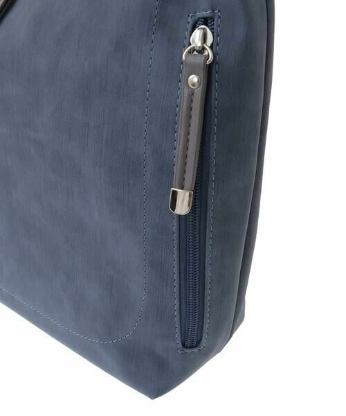 MK MICHEL KLEIN BAG / エムケーミッシェルクランバッグ ショルダーバッグ | [2WAY]パンチングハンドルサイドファスナーバッグ | 詳細7