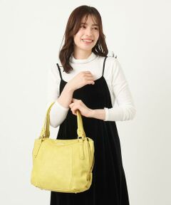 MK MICHEL KLEIN BAG / エムケーミッシェルクランバッグ トートバッグ | [2WAY]サイドファスナーデザイントートバッグ