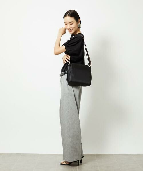 MK MICHEL KLEIN BAG / エムケーミッシェルクランバッグ ショルダーバッグ | [軽量]サイドポケットスクエアショルダーバッグ | 詳細12