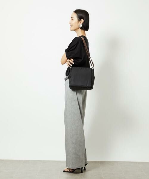 MK MICHEL KLEIN BAG / エムケーミッシェルクランバッグ ショルダーバッグ | [軽量]サイドポケットスクエアショルダーバッグ | 詳細13