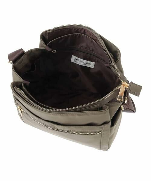 MK MICHEL KLEIN BAG / エムケーミッシェルクランバッグ ショルダーバッグ | [軽量]サイドポケットスクエアショルダーバッグ | 詳細6