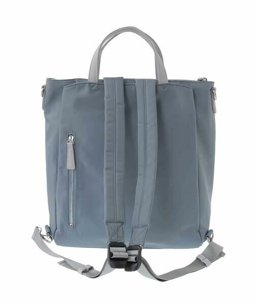 MK MICHEL KLEIN BAG / エムケーミッシェルクランバッグ リュック・バックパック | [3WAY/撥水加工]異素材MIXナイロンリュック | 詳細1