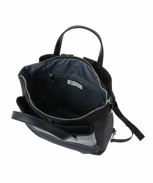 MK MICHEL KLEIN BAG / エムケーミッシェルクランバッグ リュック・バックパック | [3WAY/撥水加工]異素材MIXナイロンリュック | 詳細12