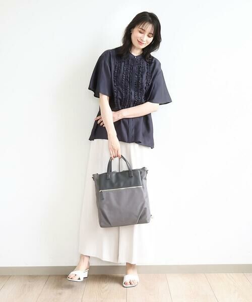 MK MICHEL KLEIN BAG / エムケーミッシェルクランバッグ リュック・バックパック | [3WAY/撥水加工]異素材MIXナイロンリュック | 詳細14