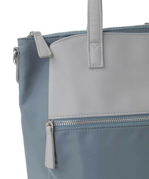 MK MICHEL KLEIN BAG / エムケーミッシェルクランバッグ リュック・バックパック | [3WAY/撥水加工]異素材MIXナイロンリュック | 詳細3