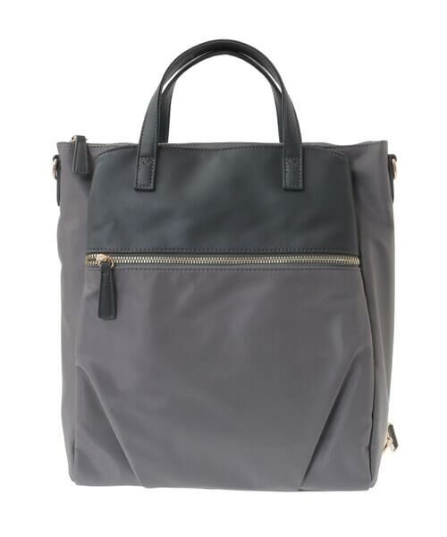 MK MICHEL KLEIN BAG / エムケーミッシェルクランバッグ リュック・バックパック | [3WAY/撥水加工]異素材MIXナイロンリュック | 詳細8