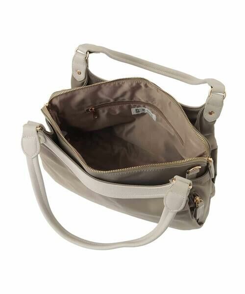 MK MICHEL KLEIN BAG / エムケーミッシェルクランバッグ トートバッグ | [撥水/2WAY/A4収納可]異素材ナイロントートバッグ | 詳細11