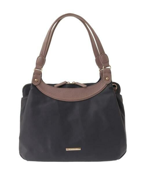 MK MICHEL KLEIN BAG / エムケーミッシェルクランバッグ トートバッグ | [撥水/2WAY/A4収納可]異素材ナイロントートバッグ | 詳細12