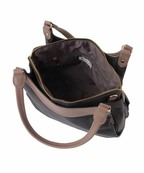 MK MICHEL KLEIN BAG / エムケーミッシェルクランバッグ トートバッグ | [撥水/2WAY/A4収納可]異素材ナイロントートバッグ | 詳細14