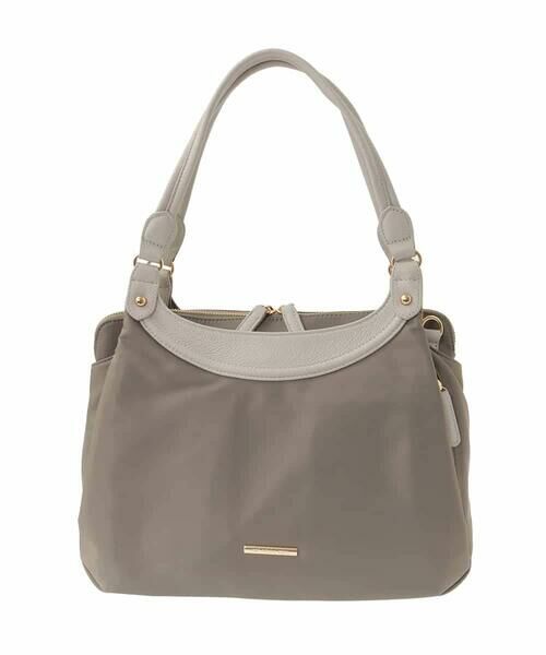 MK MICHEL KLEIN BAG / エムケーミッシェルクランバッグ トートバッグ | [撥水/2WAY/A4収納可]異素材ナイロントートバッグ | 詳細2