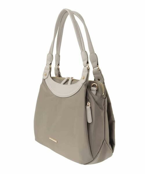 MK MICHEL KLEIN BAG / エムケーミッシェルクランバッグ トートバッグ | [撥水/2WAY/A4収納可]異素材ナイロントートバッグ | 詳細3