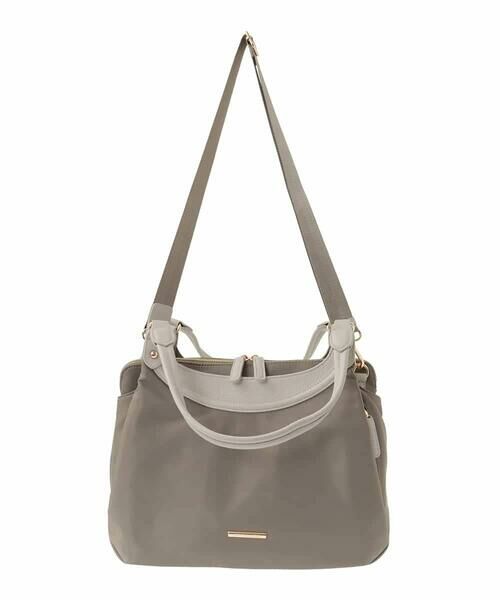 MK MICHEL KLEIN BAG / エムケーミッシェルクランバッグ トートバッグ | [撥水/2WAY/A4収納可]異素材ナイロントートバッグ | 詳細5