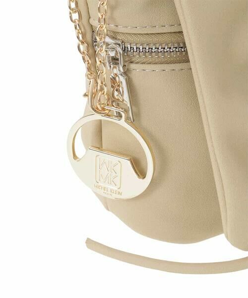 MK MICHEL KLEIN BAG / エムケーミッシェルクランバッグ ショルダーバッグ | [チャーム付き]ギャザーリボンショルダーバッグ | 詳細8