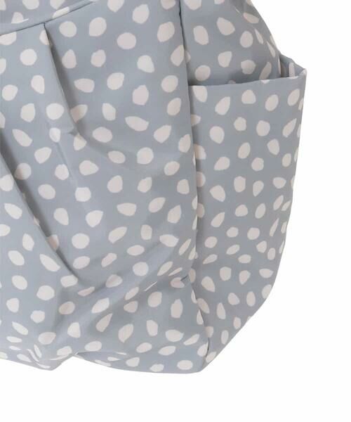 MK MICHEL KLEIN BAG / エムケーミッシェルクランバッグ トートバッグ | [2WAY/軽量/多機能ポケット]ニュアンス柄タックデザイントートバッグ | 詳細8