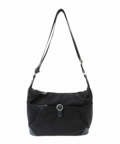 MK MICHEL KLEIN BAG / エムケーミッシェルクランバッグ ショルダーバッグ | [撥水/500g以下の軽量]レザーポイントナイロンショルダーバッグ