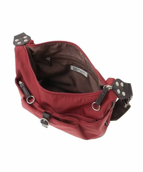 MK MICHEL KLEIN BAG / エムケーミッシェルクランバッグ ショルダーバッグ | [撥水/500g以下の軽量]レザーポイントナイロンショルダーバッグ | 詳細12