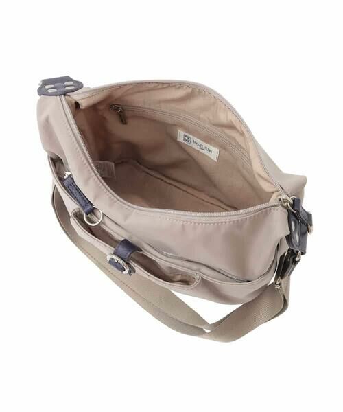 MK MICHEL KLEIN BAG / エムケーミッシェルクランバッグ ショルダーバッグ | [撥水/500g以下の軽量]レザーポイントナイロンショルダーバッグ | 詳細14