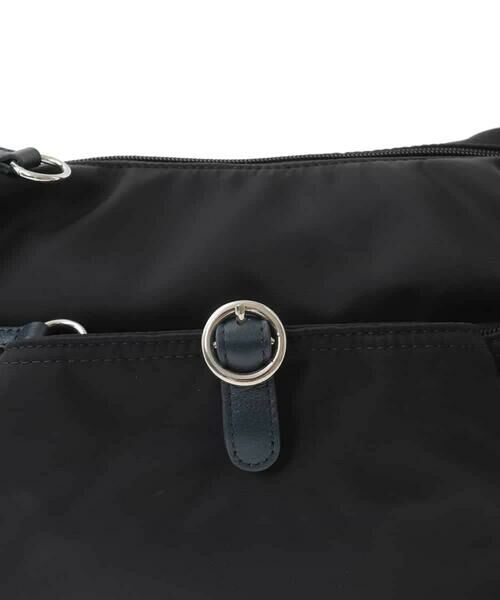 MK MICHEL KLEIN BAG / エムケーミッシェルクランバッグ ショルダーバッグ | [撥水/500g以下の軽量]レザーポイントナイロンショルダーバッグ | 詳細15