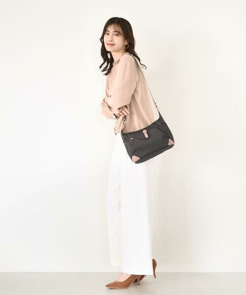 MK MICHEL KLEIN BAG / エムケーミッシェルクランバッグ ショルダーバッグ | [撥水/500g以下の軽量]レザーポイントナイロンショルダーバッグ | 詳細19