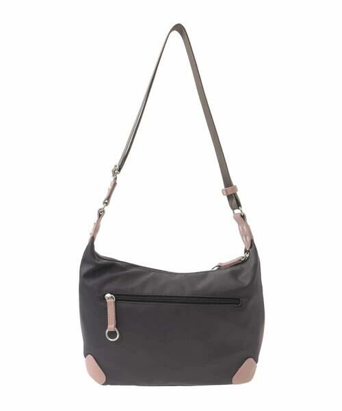 MK MICHEL KLEIN BAG / エムケーミッシェルクランバッグ ショルダーバッグ | [撥水/500g以下の軽量]レザーポイントナイロンショルダーバッグ | 詳細4