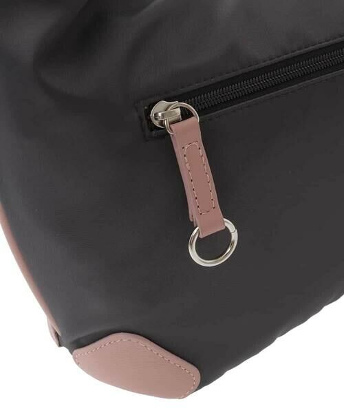 MK MICHEL KLEIN BAG / エムケーミッシェルクランバッグ ショルダーバッグ | [撥水/500g以下の軽量]レザーポイントナイロンショルダーバッグ | 詳細7