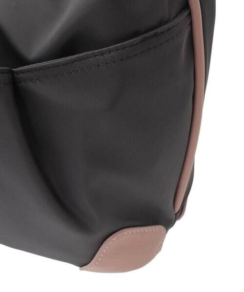 MK MICHEL KLEIN BAG / エムケーミッシェルクランバッグ ショルダーバッグ | [撥水/500g以下の軽量]レザーポイントナイロンショルダーバッグ | 詳細8