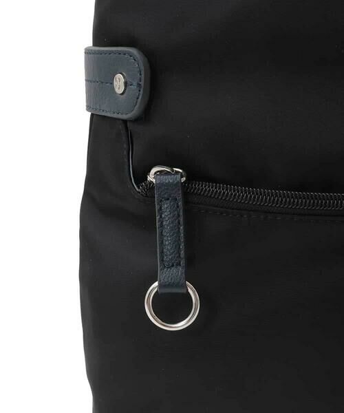 MK MICHEL KLEIN BAG / エムケーミッシェルクランバッグ ショルダーバッグ | [撥水/500g以下の軽量]アクセントレザースクエアショルダーバッグ | 詳細16