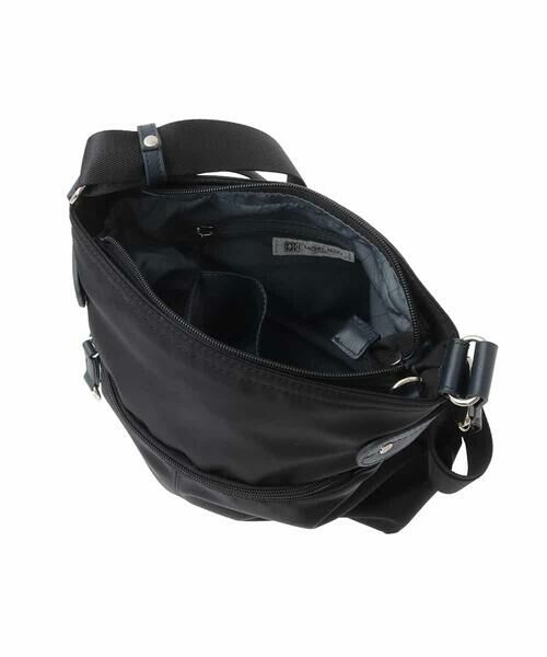 MK MICHEL KLEIN BAG / エムケーミッシェルクランバッグ ショルダーバッグ | [撥水/500g以下の軽量]アクセントレザースクエアショルダーバッグ | 詳細17