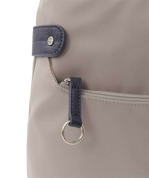 MK MICHEL KLEIN BAG / エムケーミッシェルクランバッグ ショルダーバッグ | [撥水/500g以下の軽量]アクセントレザースクエアショルダーバッグ | 詳細6