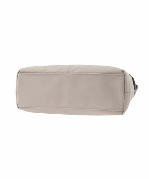 MK MICHEL KLEIN BAG / エムケーミッシェルクランバッグ ショルダーバッグ | [撥水/500g以下の軽量]アクセントレザースクエアショルダーバッグ | 詳細9