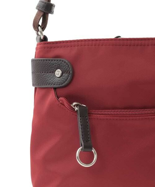 MK MICHEL KLEIN BAG / エムケーミッシェルクランバッグ ショルダーバッグ | [撥水/500g以下の軽量]アクセントレザーコンパクトショルダーバッグ | 詳細12
