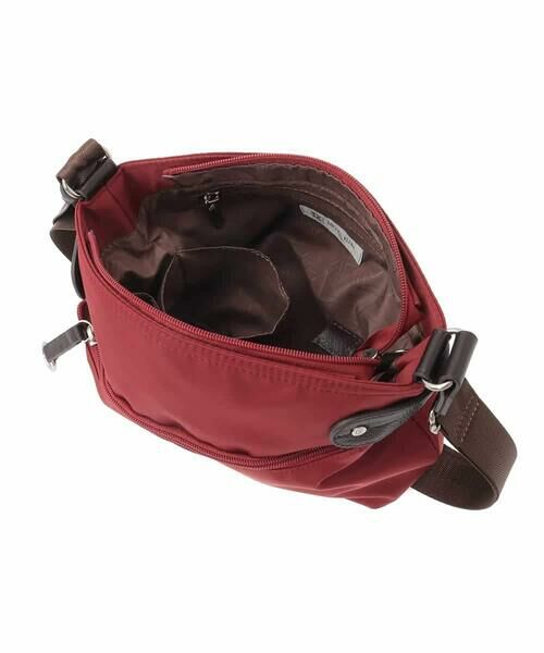 MK MICHEL KLEIN BAG / エムケーミッシェルクランバッグ ショルダーバッグ | [撥水/500g以下の軽量]アクセントレザーコンパクトショルダーバッグ | 詳細13