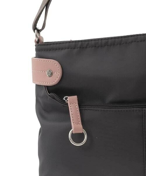 MK MICHEL KLEIN BAG / エムケーミッシェルクランバッグ ショルダーバッグ | [撥水/500g以下の軽量]アクセントレザーコンパクトショルダーバッグ | 詳細14