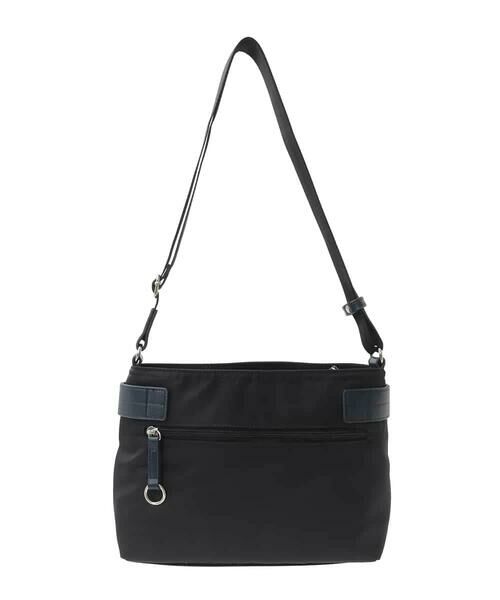 MK MICHEL KLEIN BAG / エムケーミッシェルクランバッグ ショルダーバッグ | [撥水/500g以下の軽量]アクセントレザーコンパクトショルダーバッグ | 詳細5