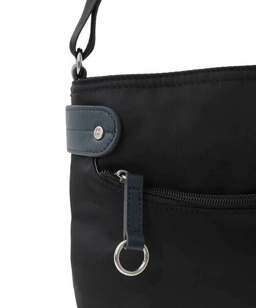 MK MICHEL KLEIN BAG / エムケーミッシェルクランバッグ ショルダーバッグ | [撥水/500g以下の軽量]アクセントレザーコンパクトショルダーバッグ | 詳細7