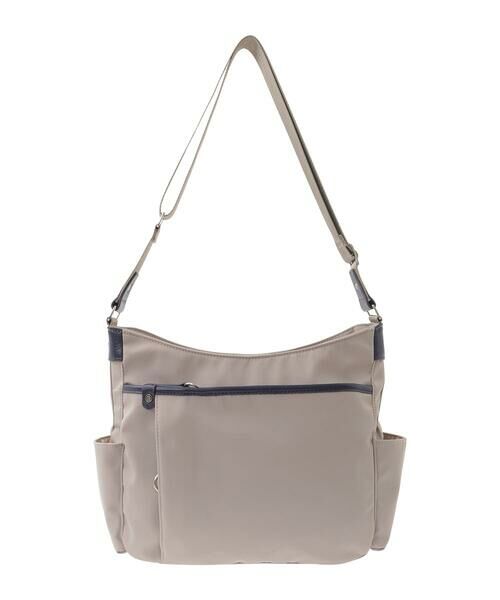 MK MICHEL KLEIN BAG / エムケーミッシェルクランバッグ ショルダーバッグ | [撥水/500g以下の軽量]アクセントレザーショルダーバッグ | 詳細13