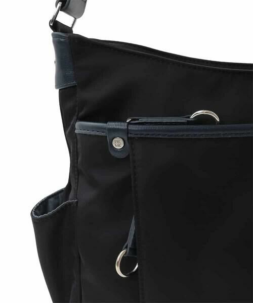 MK MICHEL KLEIN BAG / エムケーミッシェルクランバッグ ショルダーバッグ | [撥水/500g以下の軽量]アクセントレザーショルダーバッグ | 詳細16