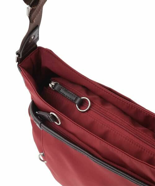 MK MICHEL KLEIN BAG / エムケーミッシェルクランバッグ ショルダーバッグ | [撥水/500g以下の軽量]アクセントレザーショルダーバッグ | 詳細5