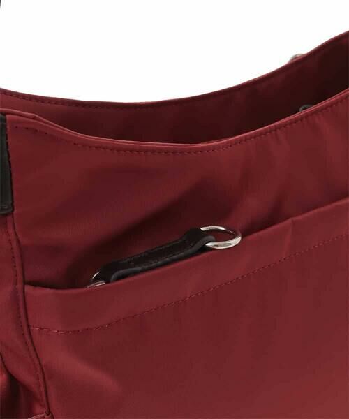 MK MICHEL KLEIN BAG / エムケーミッシェルクランバッグ ショルダーバッグ | [撥水/500g以下の軽量]アクセントレザーショルダーバッグ | 詳細7