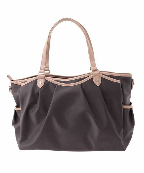 MK MICHEL KLEIN BAG / エムケーミッシェルクランバッグ トートバッグ | [2WAY/撥水/A4収納]パイピングデザイントートバッグ | 詳細3