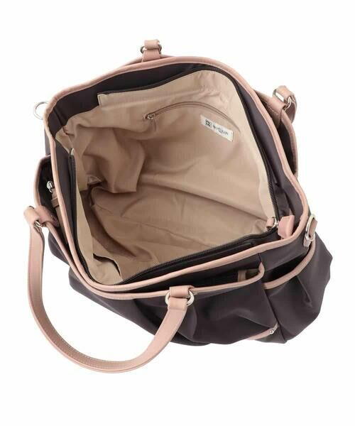 MK MICHEL KLEIN BAG / エムケーミッシェルクランバッグ トートバッグ | [2WAY/撥水/A4収納]パイピングデザイントートバッグ | 詳細8