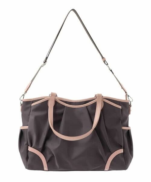 MK MICHEL KLEIN BAG / エムケーミッシェルクランバッグ トートバッグ | [2WAY/撥水/A4収納]パイピングデザイントートバッグ | 詳細9