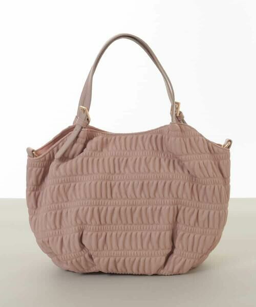 MK MICHEL KLEIN BAG / エムケーミッシェルクランバッグ トートバッグ | [2WAY]ギャザーデザインバッグ | 詳細1