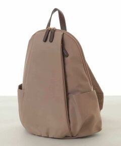 MK MICHEL KLEIN BAG / エムケーミッシェルクランバッグ リュック・バックパック | [撥水/A4収納可]タックデザインラウンドジップリュック