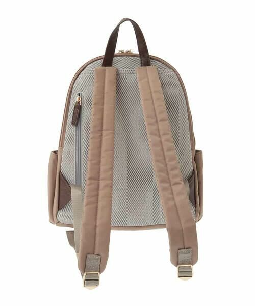 MK MICHEL KLEIN BAG / エムケーミッシェルクランバッグ リュック・バックパック | [撥水/A4収納可]タックデザインラウンドジップリュック | 詳細3