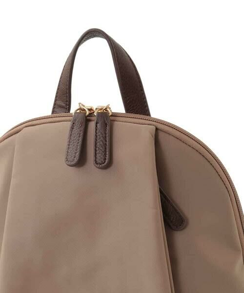 MK MICHEL KLEIN BAG / エムケーミッシェルクランバッグ リュック・バックパック | [撥水/A4収納可]タックデザインラウンドジップリュック | 詳細4