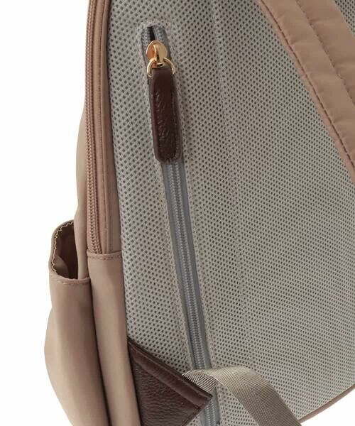 MK MICHEL KLEIN BAG / エムケーミッシェルクランバッグ リュック・バックパック | [撥水/A4収納可]タックデザインラウンドジップリュック | 詳細5