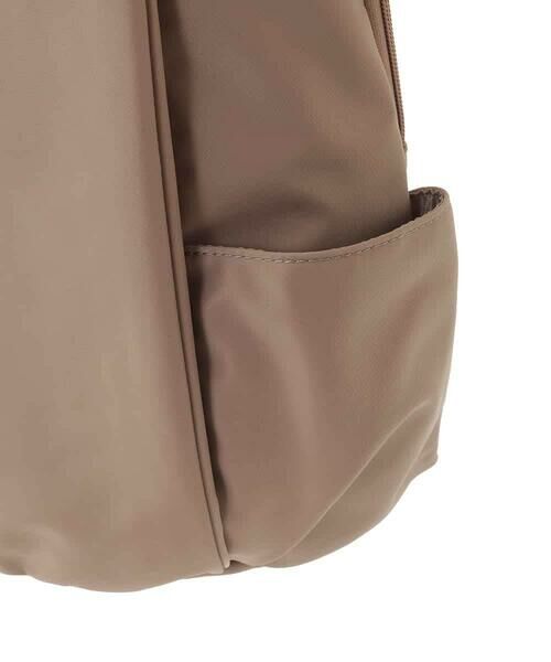 MK MICHEL KLEIN BAG / エムケーミッシェルクランバッグ リュック・バックパック | [撥水/A4収納可]タックデザインラウンドジップリュック | 詳細6